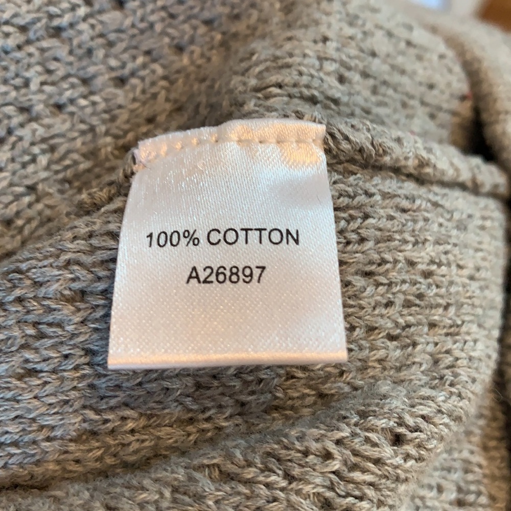 Appleseed's Knit Button Down Gray Cardigan Sweater NWT - Picture 10 of 10
